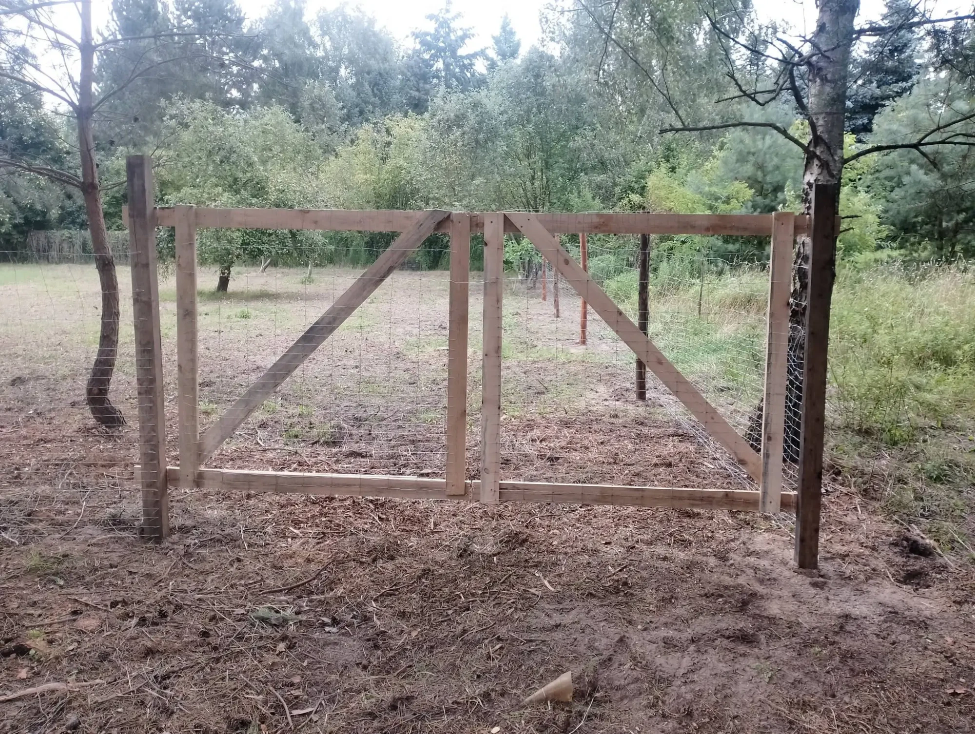Ogrodzenie budowy Borówiec - realizacja 4