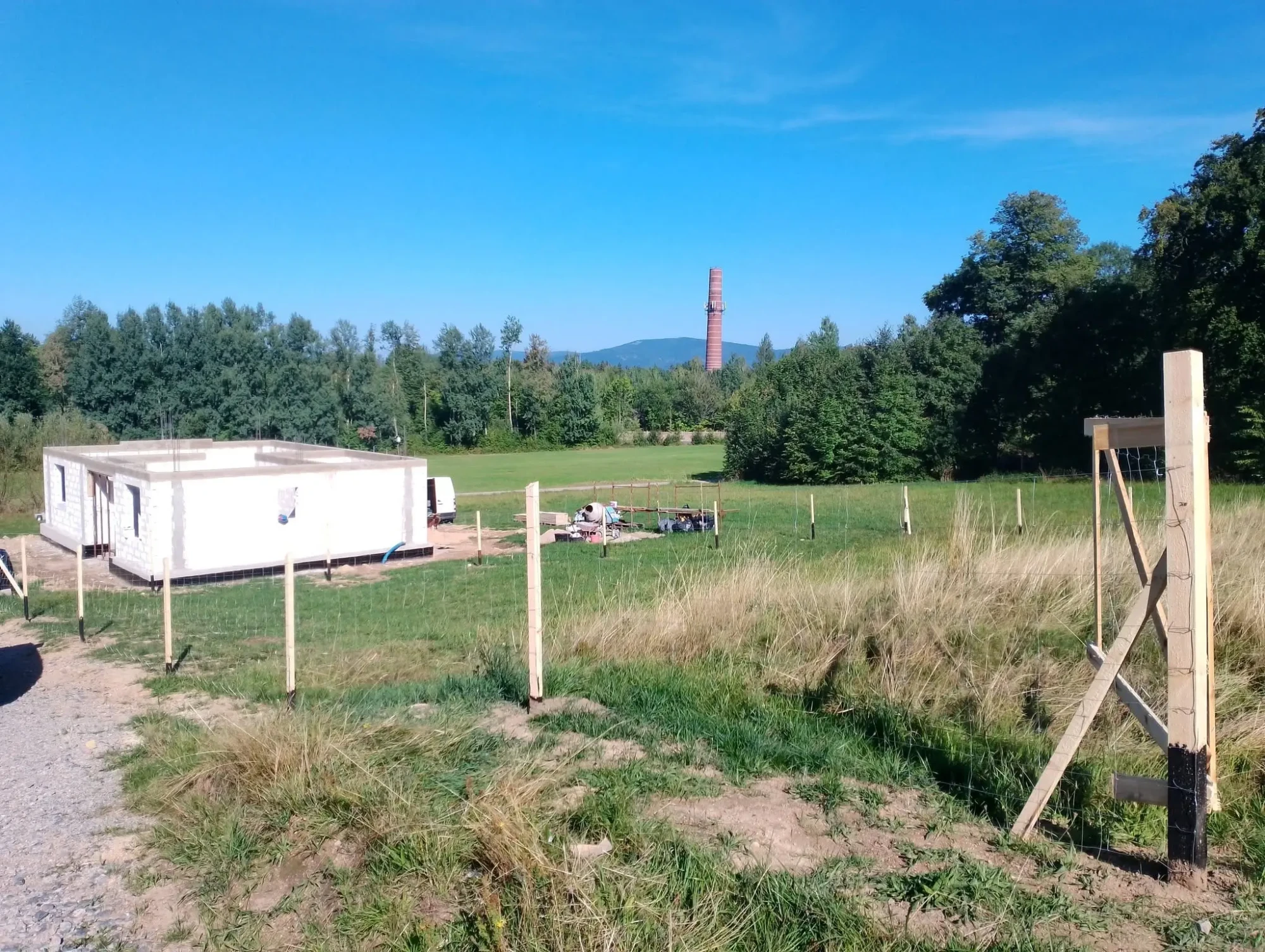 Ogrodzenie budowy Miłków - realizacja 3