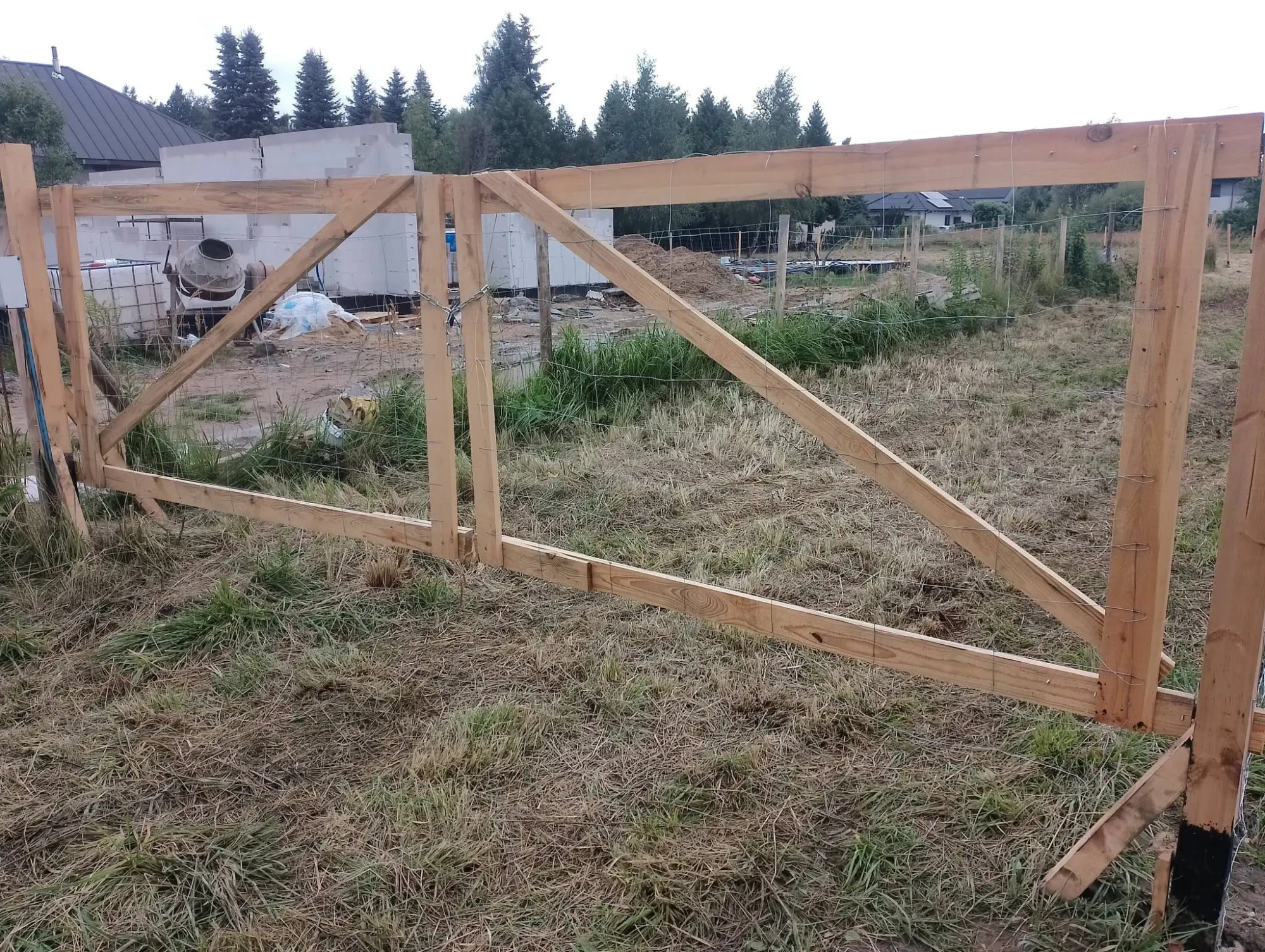 Ogrodzenie budowy Palędzie - realizacja 5